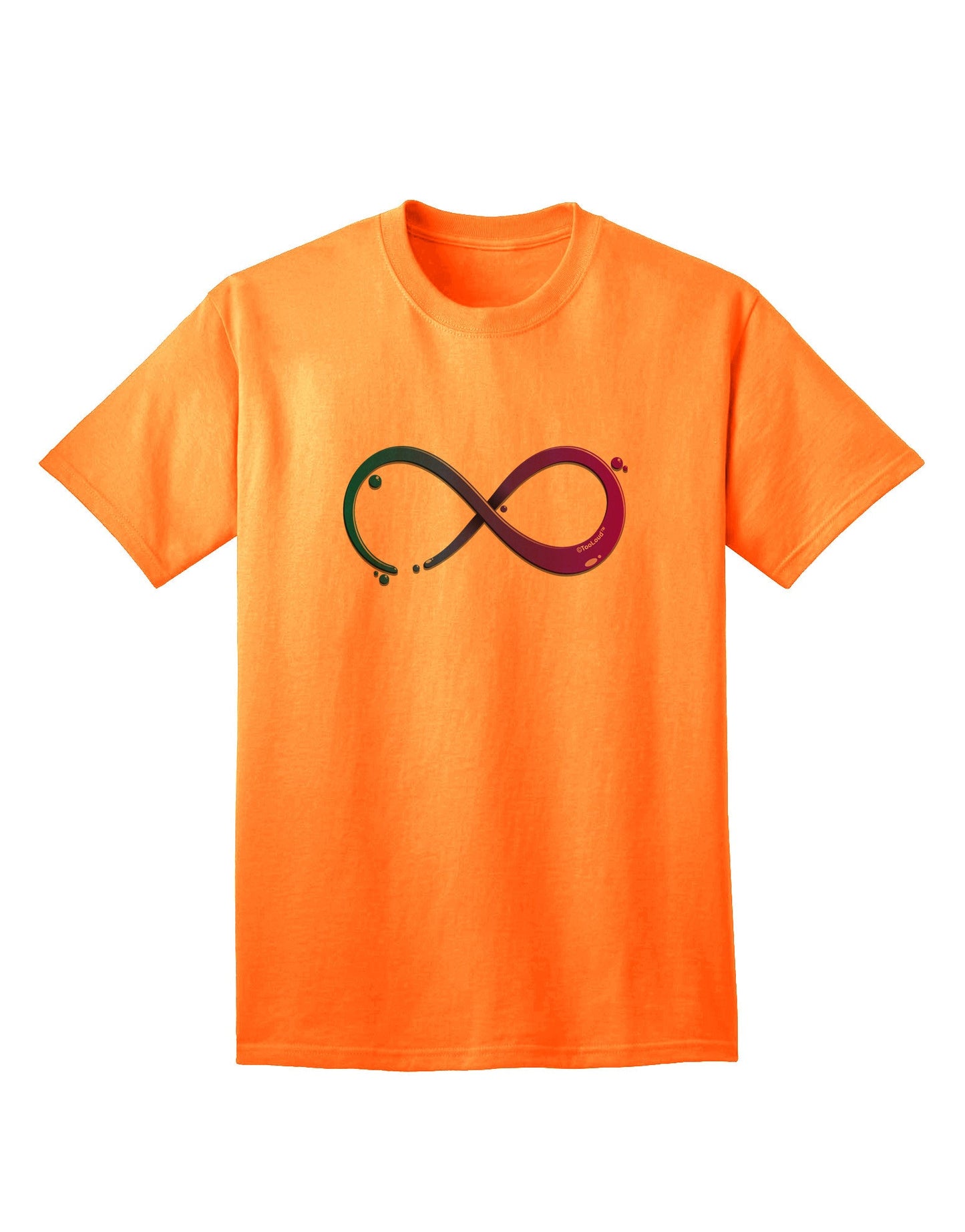 Artisan Painted Infinity - Premium Adult T-Shirt Collection-Mens T-shirts-TooLoud-Neon-Orange-Small-Davson Sales