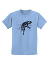 Artistic Ink Style Dinosaur Head Design Childrens T-Shirt by TooLoud-Childrens T-Shirt-TooLoud-Light-Blue-X-Small-Davson Sales