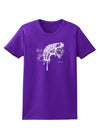 Artistic Ink Style Dinosaur Head Design Womens Dark T-Shirt by TooLoud-Womens T-Shirt-TooLoud-Purple-X-Small-Davson Sales