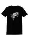 Artistic Ink Style Dinosaur Head Design Womens Dark T-Shirt by TooLoud-Womens T-Shirt-TooLoud-Black-X-Small-Davson Sales