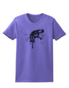 Artistic Ink Style Dinosaur Head Design Womens T-Shirt by TooLoud-Womens T-Shirt-TooLoud-Violet-X-Small-Davson Sales