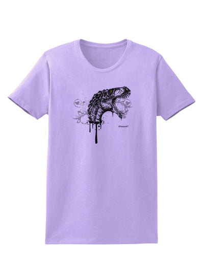 Artistic Ink Style Dinosaur Head Design Womens T-Shirt by TooLoud-Womens T-Shirt-TooLoud-Lavender-X-Small-Davson Sales