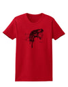 Artistic Ink Style Dinosaur Head Design Womens T-Shirt by TooLoud-Womens T-Shirt-TooLoud-Red-X-Small-Davson Sales