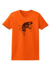 Artistic Ink Style Dinosaur Head Design Womens T-Shirt by TooLoud-Womens T-Shirt-TooLoud-Orange-X-Small-Davson Sales