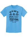 Ask Me About My A.D.D. Childrens T-Shirt-Childrens T-Shirt-TooLoud-Aquatic-Blue-X-Small-Davson Sales