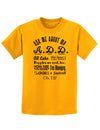 Ask Me About My A.D.D. Childrens T-Shirt-Childrens T-Shirt-TooLoud-Gold-X-Small-Davson Sales