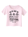 Ask Me About My A.D.D. Infant T-Shirt-Infant T-Shirt-TooLoud-Light-Pink-06-Months-Davson Sales