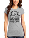 Ask Me About My A.D.D. Juniors T-Shirt-Womens Juniors T-Shirt-TooLoud-Heather-Gray-Small-Davson Sales