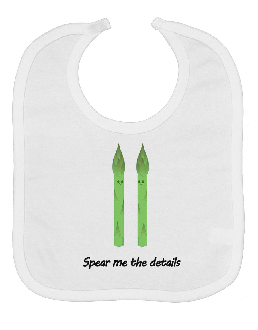 Asparagus - Spear Me the Details Baby Bib