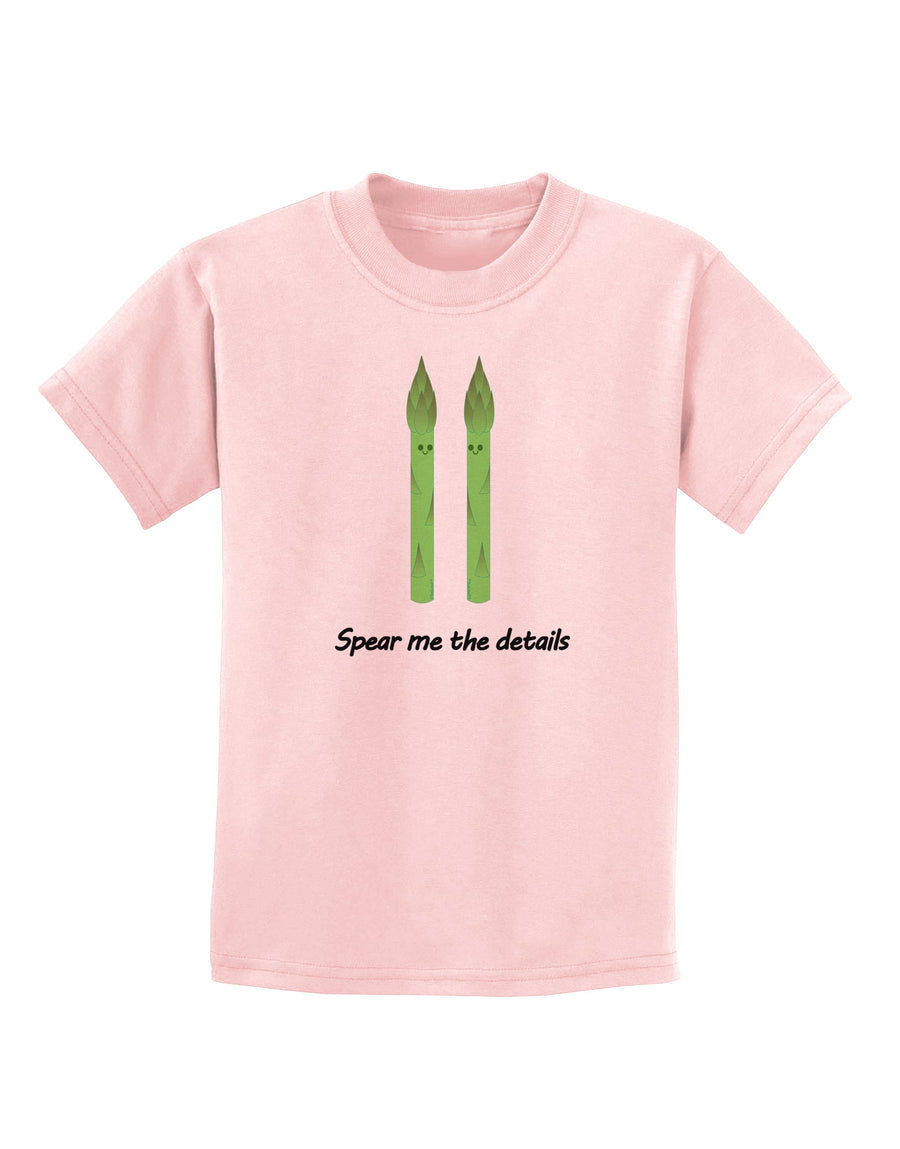 Asparagus - Spear Me the Details Childrens T-Shirt-Childrens T-Shirt-TooLoud-White-X-Small-Davson Sales