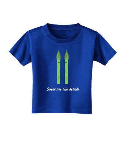 Asparagus - Spear Me the Details Toddler T-Shirt Dark-Toddler T-Shirt-TooLoud-Red-2T-Davson Sales