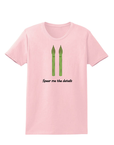 Asparagus - Spear Me the Details Womens T-Shirt-Womens T-Shirt-TooLoud-PalePink-X-Small-Davson Sales