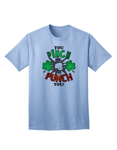 Assertive Expression: You Pinch Me I Punch You - Adult T-Shirt Collection-Mens T-shirts-TooLoud-Light-Blue-Small-Davson Sales