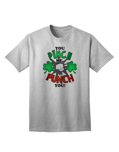 Assertive Expression: You Pinch Me I Punch You - Adult T-Shirt Collection-Mens T-shirts-TooLoud-AshGray-Small-Davson Sales