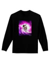 Astronaut Cat Adult Long Sleeve Dark T-Shirt-TooLoud-Black-Small-Davson Sales