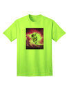 Astronaut Cat Adult T-Shirt-unisex t-shirt-TooLoud-Neon-Green-Small-Davson Sales