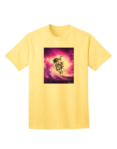 Astronaut Cat Adult T-Shirt-unisex t-shirt-TooLoud-Yellow-Small-Davson Sales