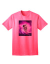 Astronaut Cat Adult T-Shirt-unisex t-shirt-TooLoud-Neon-Pink-Small-Davson Sales