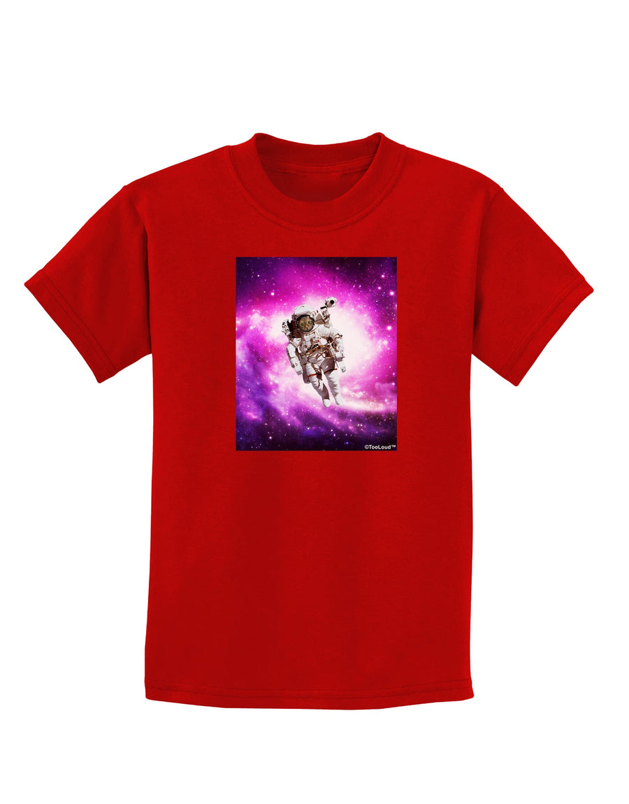 Astronaut Cat Childrens Dark T-Shirt-Childrens T-Shirt-TooLoud-Black-X-Small-Davson Sales