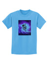 Astronaut Cat Childrens T-Shirt-Childrens T-Shirt-TooLoud-Aquatic-Blue-X-Small-Davson Sales