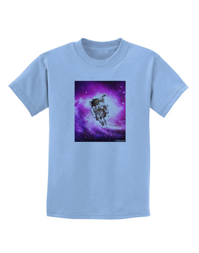 Astronaut Cat Childrens T-Shirt-Childrens T-Shirt-TooLoud-Light-Blue-X-Small-Davson Sales