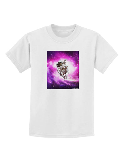 Astronaut Cat Childrens T-Shirt-Childrens T-Shirt-TooLoud-White-X-Small-Davson Sales