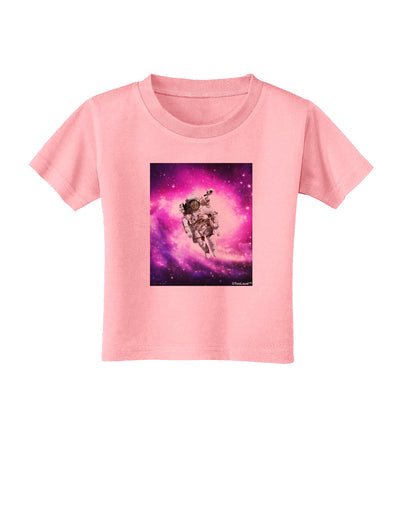 Astronaut Cat Toddler T-Shirt-Toddler T-Shirt-TooLoud-Candy-Pink-2T-Davson Sales