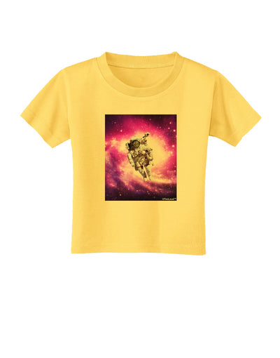 Astronaut Cat Toddler T-Shirt-Toddler T-Shirt-TooLoud-Yellow-2T-Davson Sales