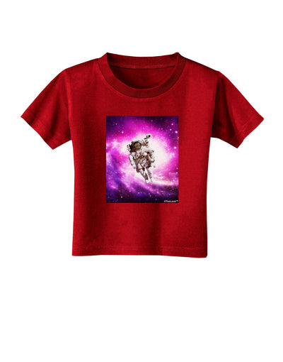 Astronaut Cat Toddler T-Shirt Dark-Toddler T-Shirt-TooLoud-Red-2T-Davson Sales