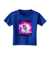 Astronaut Cat Toddler T-Shirt Dark-Toddler T-Shirt-TooLoud-Royal-Blue-2T-Davson Sales