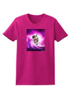 Astronaut Cat Womens Dark T-Shirt