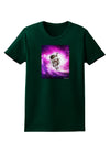 Astronaut Cat Womens Dark T-Shirt-TooLoud-Forest-Green-Small-Davson Sales