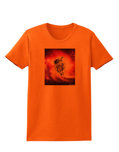 Astronaut Cat Womens T-Shirt-Womens T-Shirt-TooLoud-Orange-X-Small-Davson Sales