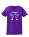 At My Age I Need Glasses - Margarita Womens Dark T-Shirt by TooLoud-Womens T-Shirt-TooLoud-Purple-X-Small-Davson Sales