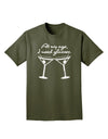 At My Age I Need Glasses - Martini Adult Dark T-Shirt by TooLoud-Mens T-Shirt-TooLoud-Military-Green-Small-Davson Sales