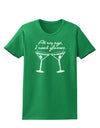 At My Age I Need Glasses - Martini Distressed Womens Dark T-Shirt by TooLoud-Womens T-Shirt-TooLoud-Kelly-Green-X-Small-Davson Sales