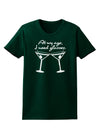 At My Age I Need Glasses - Martini Womens Dark T-Shirt by TooLoud-Womens T-Shirt-TooLoud-Forest-Green-Small-Davson Sales