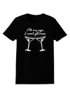 At My Age I Need Glasses - Martini Womens Dark T-Shirt by TooLoud-Womens T-Shirt-TooLoud-Black-X-Small-Davson Sales