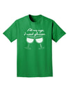 At My Age I Need Glasses - Wine Adult Dark T-Shirt by TooLoud-Mens T-Shirt-TooLoud-Kelly-Green-Small-Davson Sales