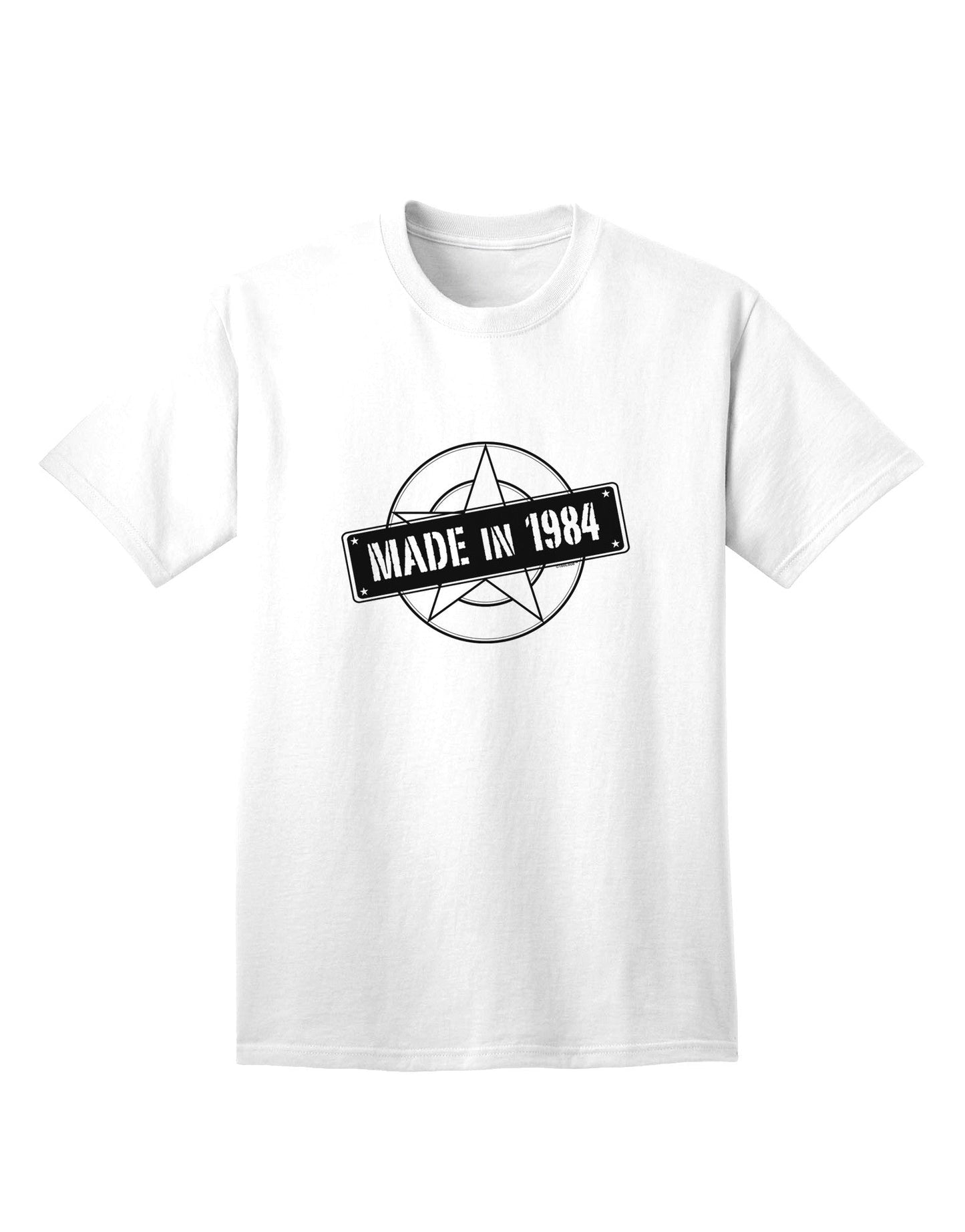 Authentic 1984 Vintage-Inspired Adult T-Shirt - Proudly Made in Your Birth Year-Mens T-shirts-TooLoud-White-Small-Davson Sales