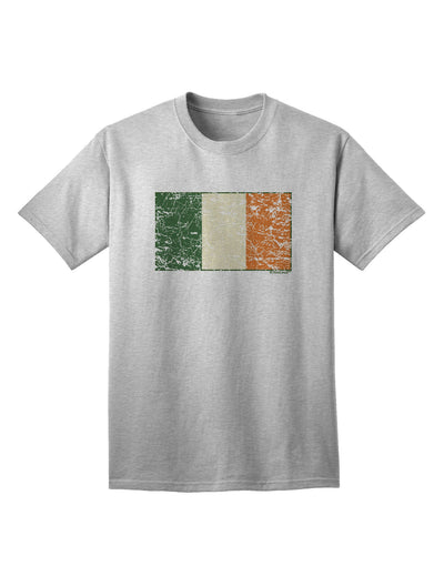 Authentic Distressed Irish Flag - Premium Adult T-Shirt Representing the Flag of Ireland-Mens T-shirts-TooLoud-AshGray-Small-Davson Sales