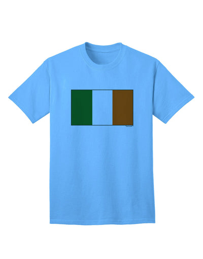 Authentic Irish Flag - Premium Adult T-Shirt Representing the Flag of Ireland-Mens T-shirts-TooLoud-Aquatic-Blue-Small-Davson Sales