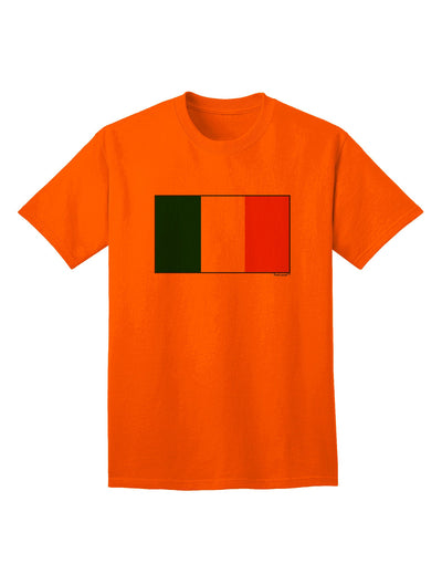 Authentic Irish Flag - Premium Adult T-Shirt Representing the Flag of Ireland-Mens T-shirts-TooLoud-Orange-Small-Davson Sales