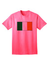 Authentic Irish Flag - Premium Adult T-Shirt Representing the Flag of Ireland-Mens T-shirts-TooLoud-Neon-Pink-Small-Davson Sales