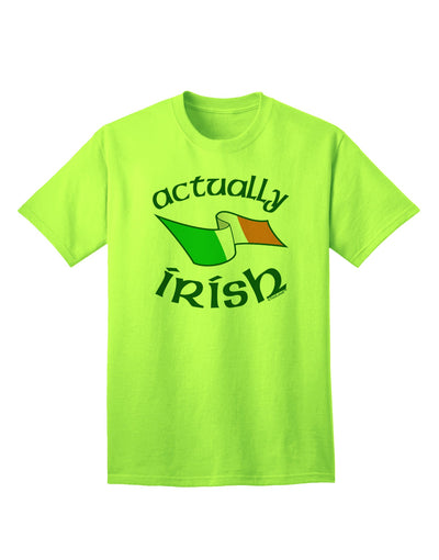 Authentic Irish-Inspired Adult T-Shirt Collection-Mens T-shirts-TooLoud-Neon-Green-Small-Davson Sales