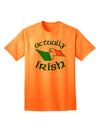 Authentic Irish-Inspired Adult T-Shirt Collection-Mens T-shirts-TooLoud-Neon-Orange-Small-Davson Sales