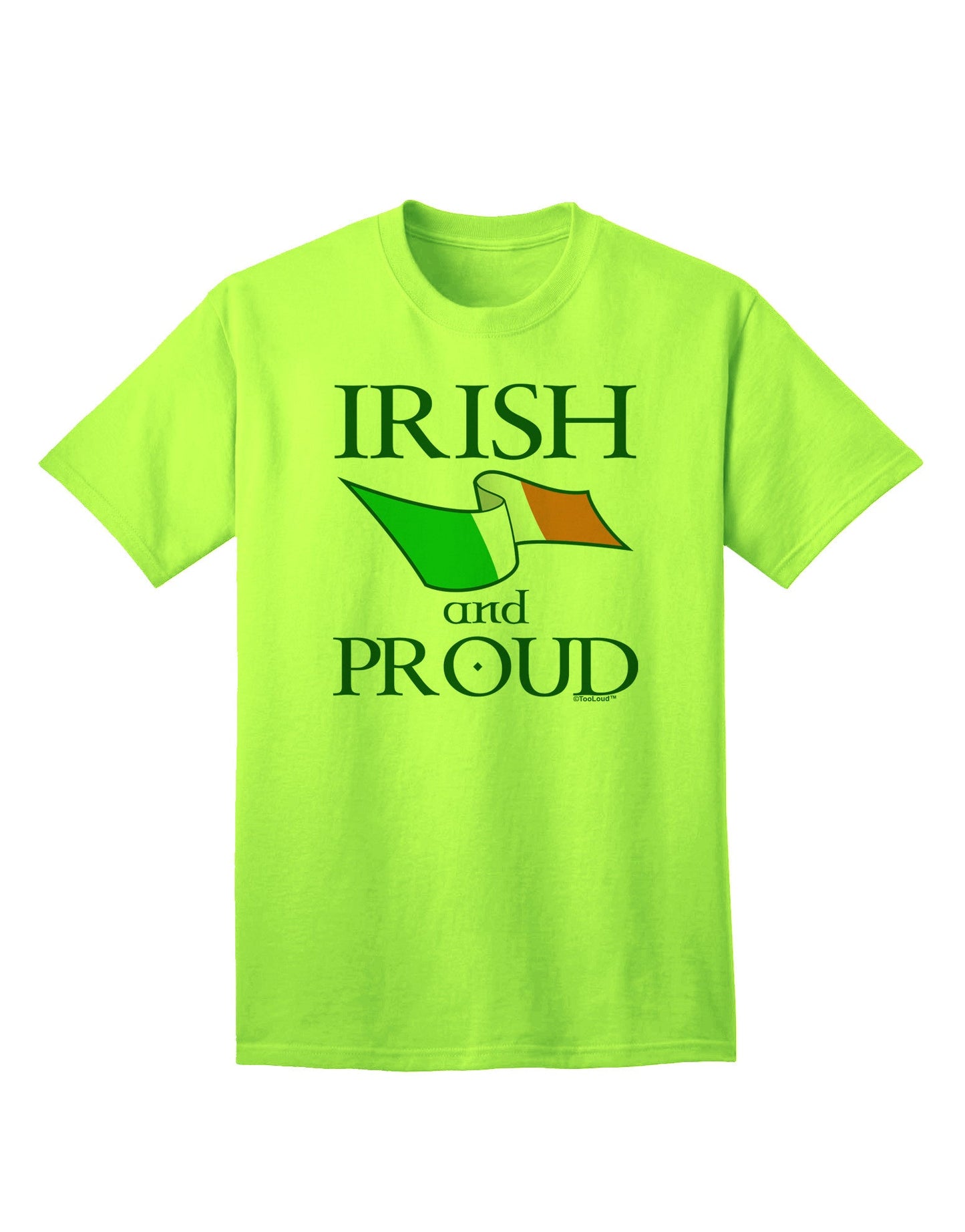 Authentic Irish Pride: Adult T-Shirt Collection-Mens T-shirts-TooLoud-Neon-Green-Small-Davson Sales