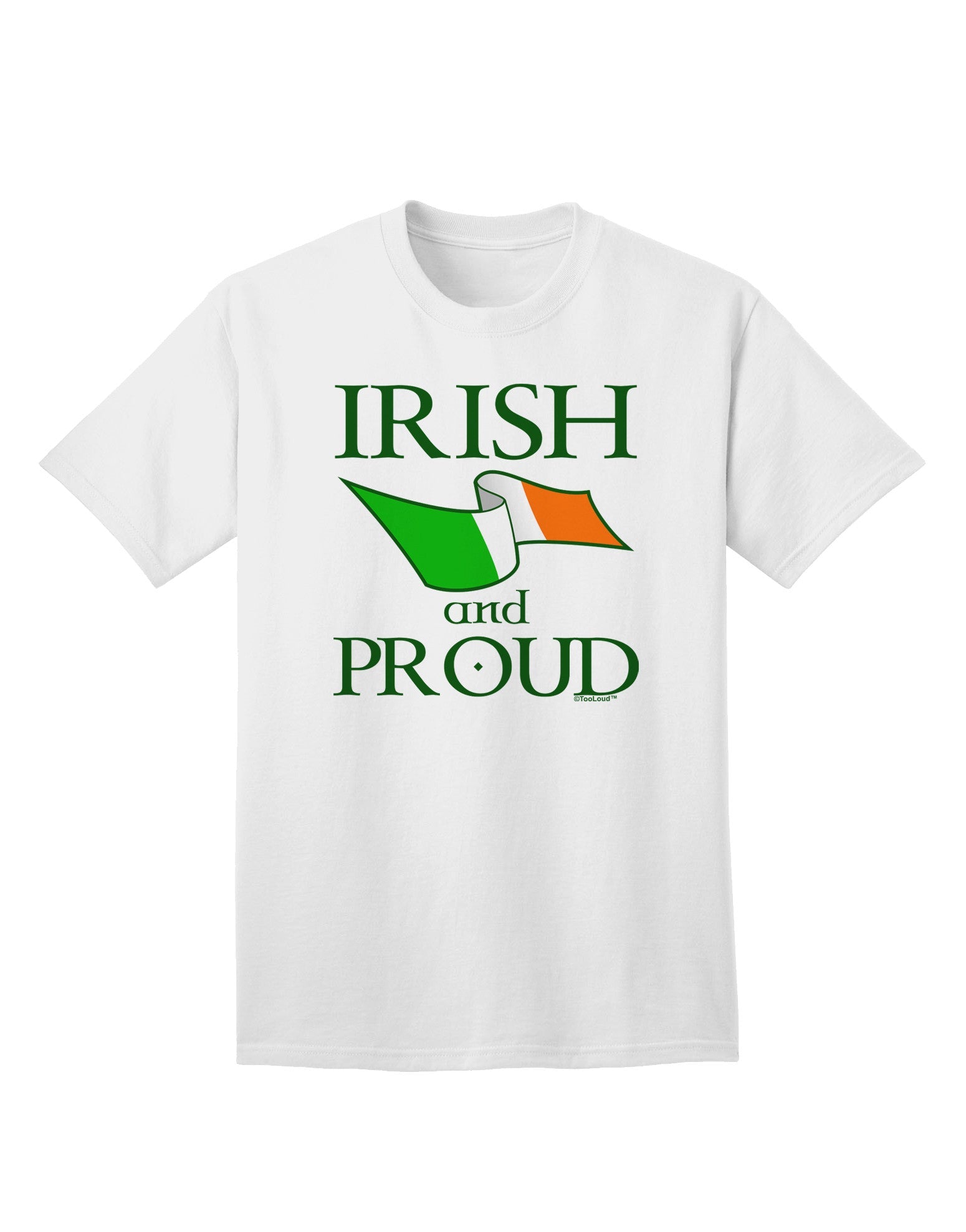 Authentic Irish Pride: Adult T-Shirt Collection-Mens T-shirts-TooLoud-White-Small-Davson Sales