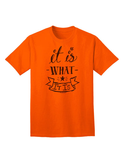 Authentic 'It Is What It Is' Adult T-Shirt Collection-Mens T-shirts-TooLoud-Orange-Small-Davson Sales