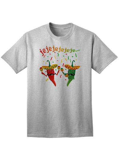 Authentic Mexican Chili Peppers Adult T-Shirt-Mens T-shirts-TooLoud-AshGray-Small-Davson Sales